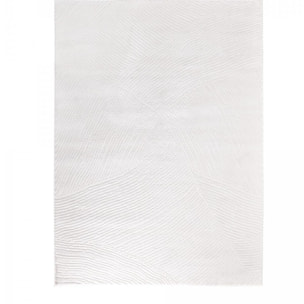 Tapis tissé en relief, JURU motif ton sur ton doux et soyeux