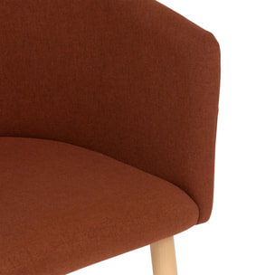 Fauteuil à dîner "Marlo" hêtre ambre