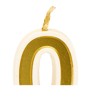 Bougie d'anniversaire Numéro 0