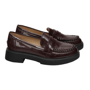 Mocassini con intreccio- tacco 4,5 cm