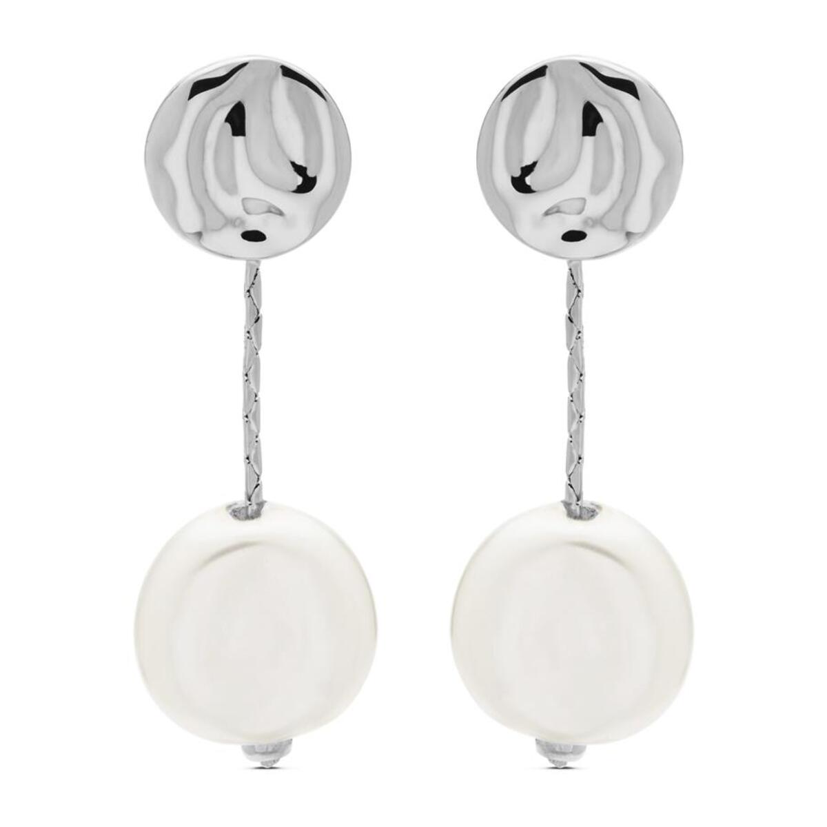 Pendientes Lux by Lux acabados en Rodio