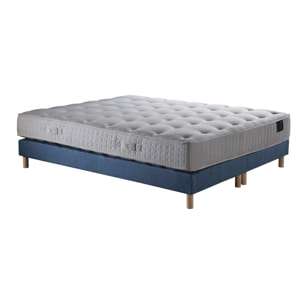 Ensemble matelas ressorts accueil mémoire de forme, NOVA + sommier 11 cm