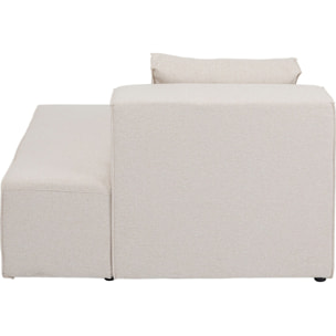 Méridienne canapé Infinity crème Kare Design