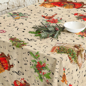 Nappe en résine Anti-tâches Christmas Partitura