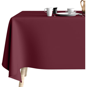 Nappe imprimée Coton Anti Tache Aubergine