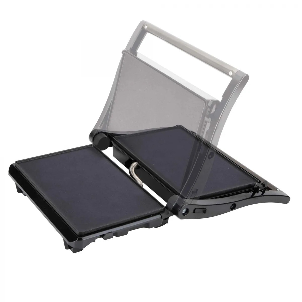 Parrilla eléctrica grill JATA JEGR1106 con placas lisas (22,5 x 14,6 cm) antiadherentes. 750 W