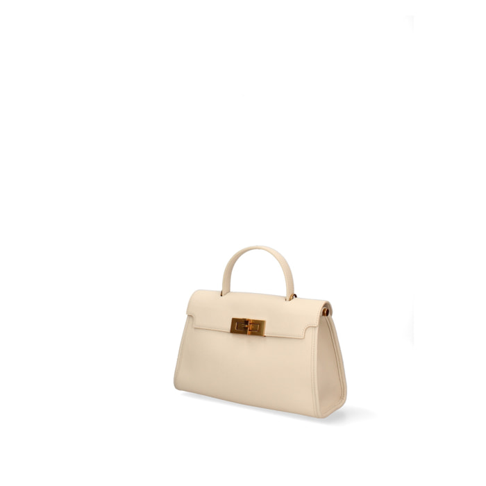 Borsa a mano da donna Made in Italy - Modello Embera Plus - 100% pelle - 28.0 x 17.0 x 9.0 cm