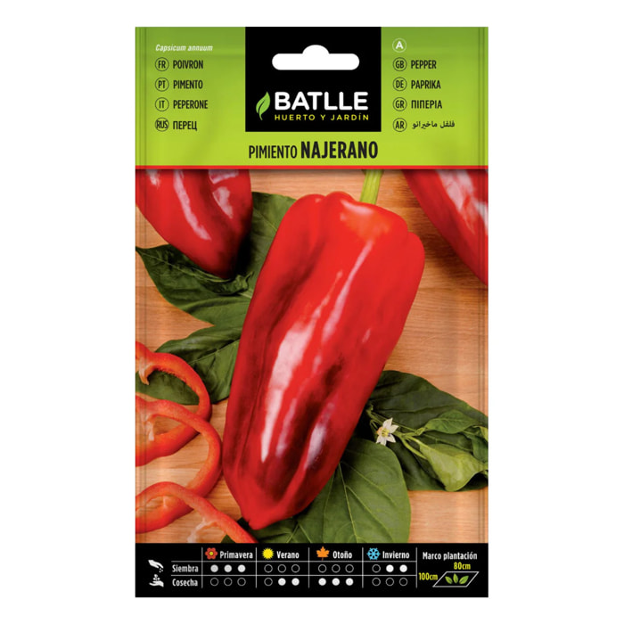 Semillas de Pimiento Najerano Batlle