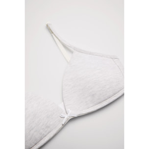 Reggiseno classico coppa A in grigio
