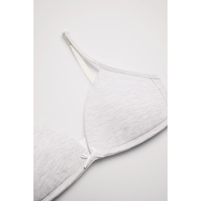 Reggiseno classico coppa A in grigio