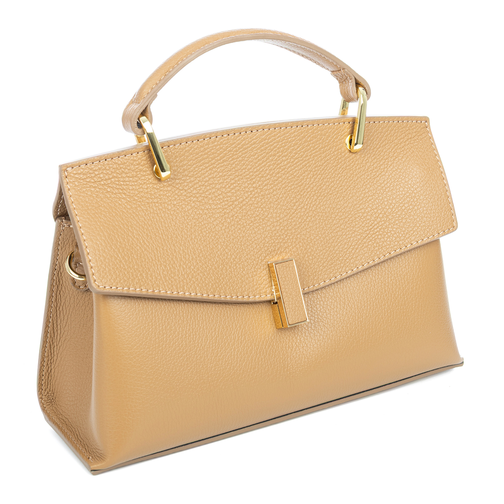 Averara borsa a tracolla donna, in vera pelle Dollaro.