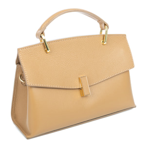 Averara borsa a tracolla donna, in vera pelle Dollaro.