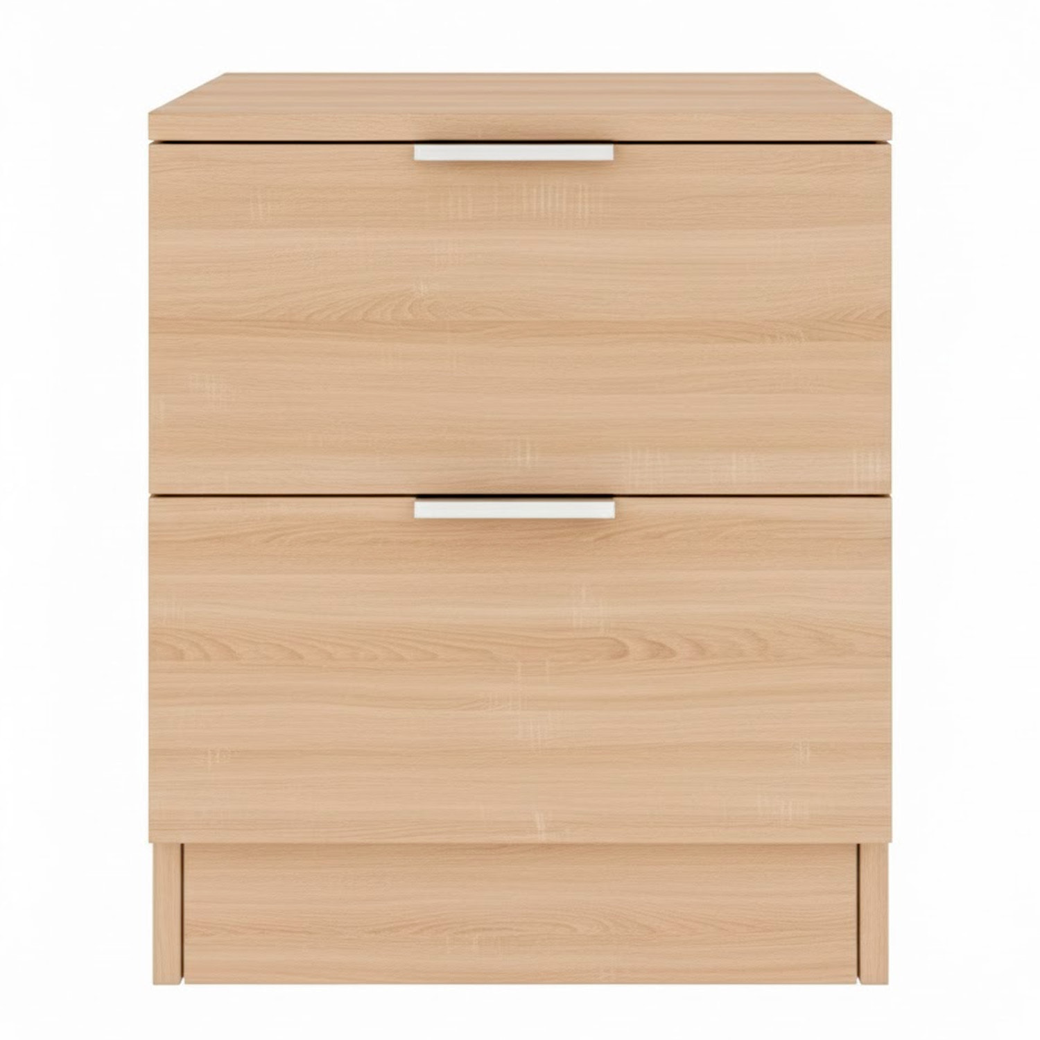 Comodino Con 2 Cassetti Per Camera Da Letto Cameretta Ragazzi Studio Ingresso Comò Settimino Zona Notte 38 x 33,5 x 45 cm Cm Colore Rovere
