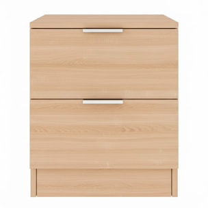 Comodino Con 2 Cassetti Per Camera Da Letto Cameretta Ragazzi Studio Ingresso Comò Settimino Zona Notte 38 x 33,5 x 45 cm Cm Colore Rovere