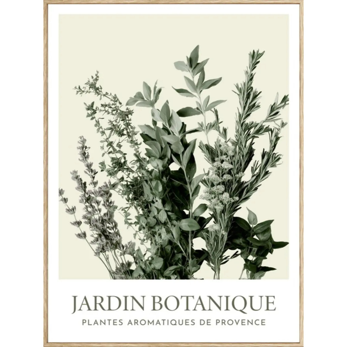 Toile imprimée encadrée Cecilia vert 45x60cm