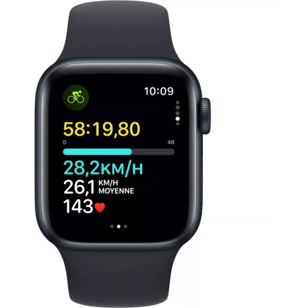 Montre connectée APPLE WATCH SE 40mm Minuit M/L