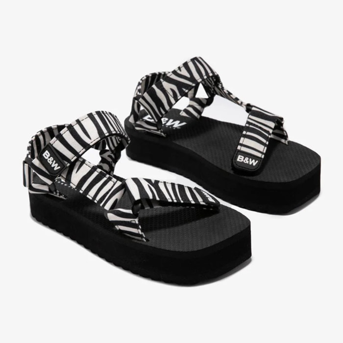 Sandalias de Tira con Plataforma