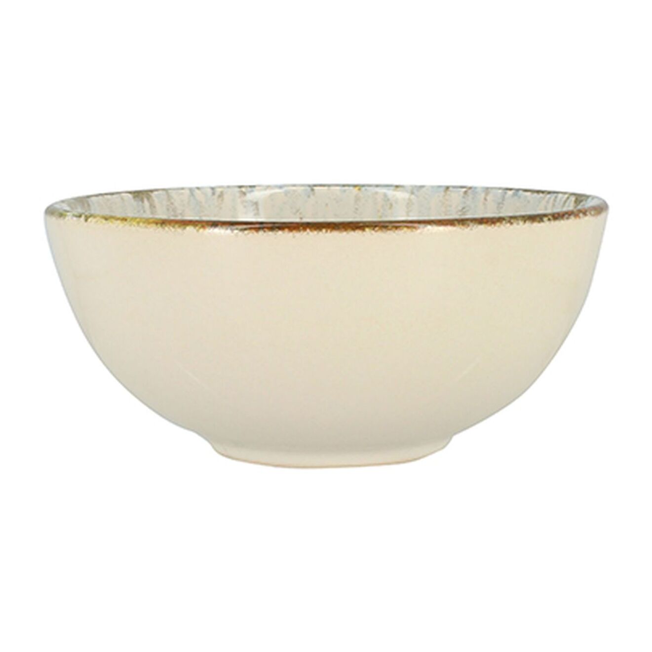 Lot de 6 bols 60cl en faience bleu et blanc MINERAL