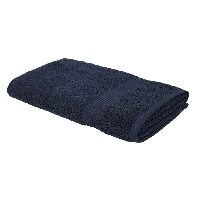 Maxi drap de bain uni ESSENTIAL bleu marine