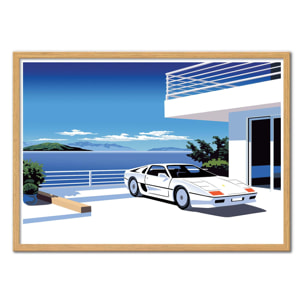 Affiche - 80s car - Vistas Studio