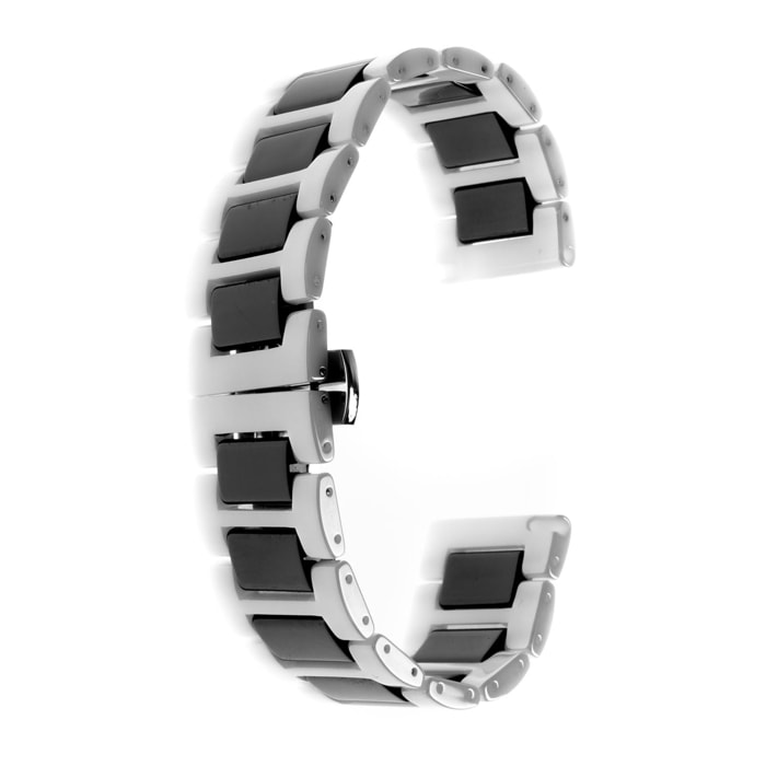 Cinturino in ceramica universale per orologi da 22 mm Sistema di sgancio rapido per un facile cambio.