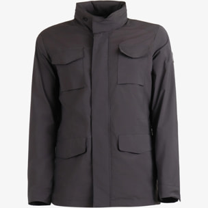 Giacca Esercito con zip nera uomo