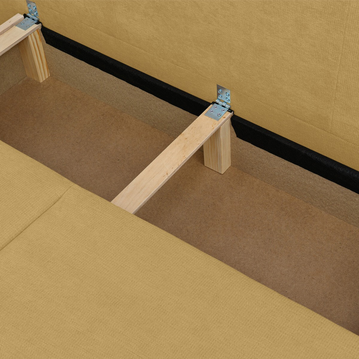 Canapé convertible 3 places en tissu chenille - LARIA
