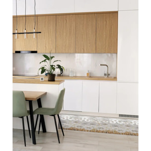 Passatoia tappeto cucina bagno ingresso multiuso, disegno a fiori