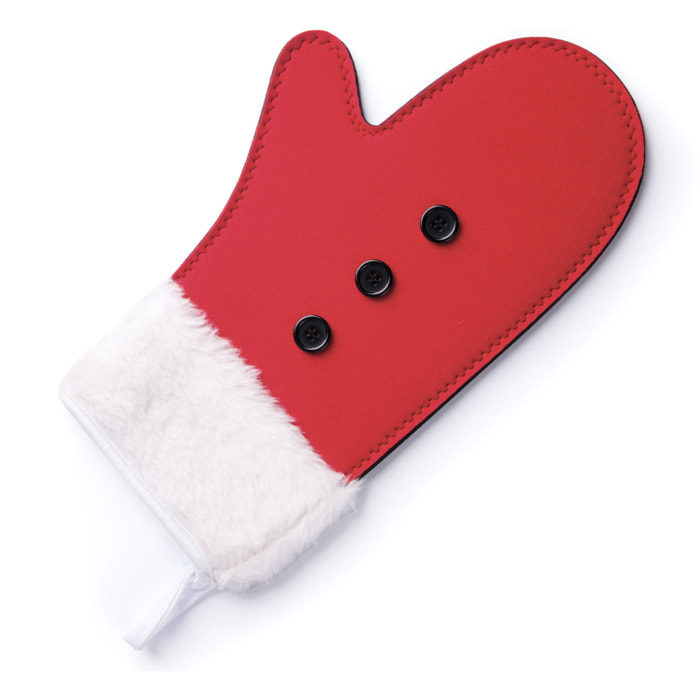 Guanto da cucina Excelsa – Santa Claus, Neoprene rosso