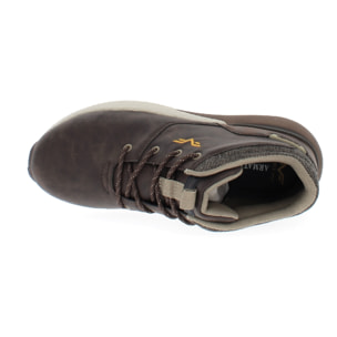 Armata di Mare Scarpe Uomo Sneakers Mid Stringate con Soletta Rimovibile in Memory Foam AMU W24N622 Brown