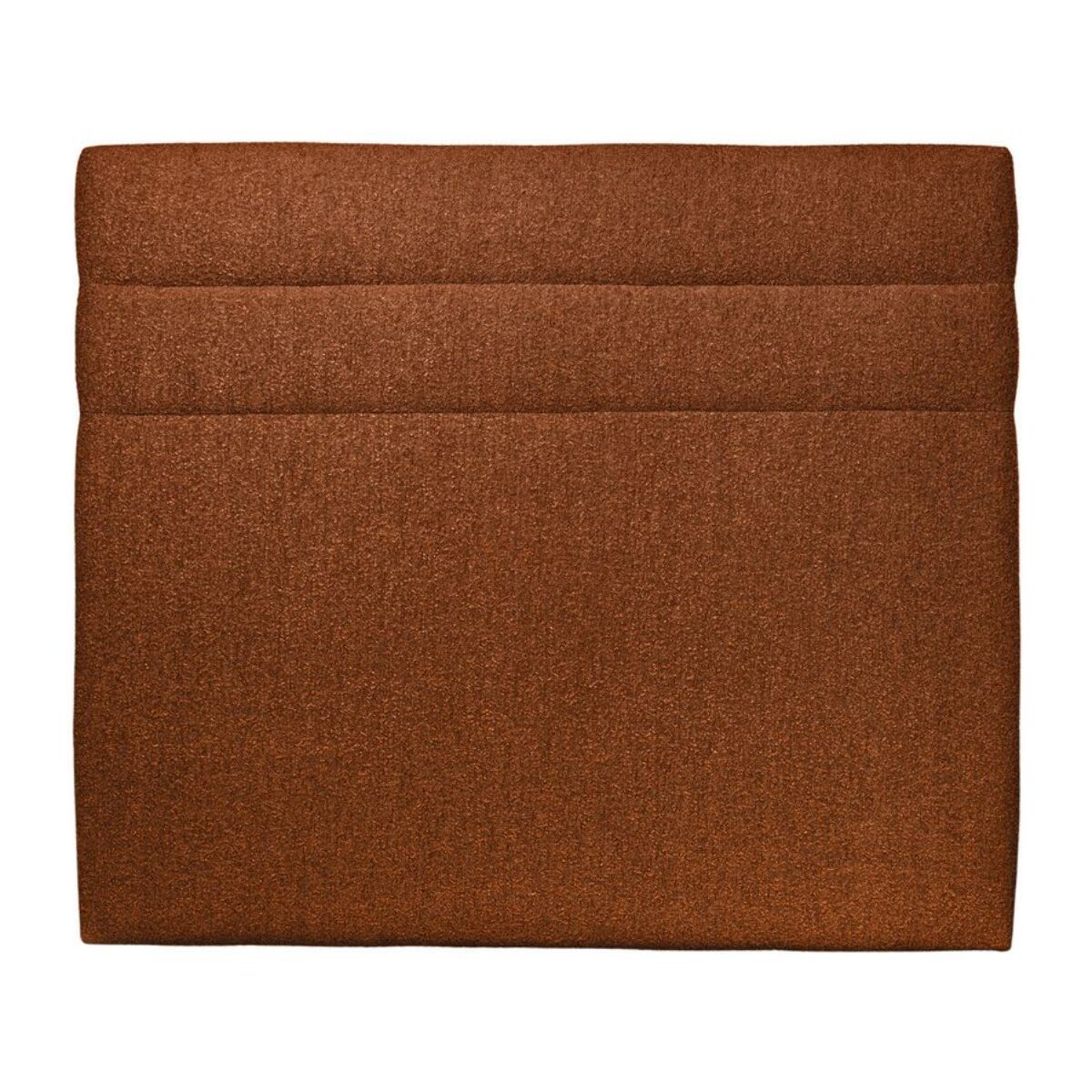 Tete de lit Bandes Horizontales Bouclette - Rembourrée A poser