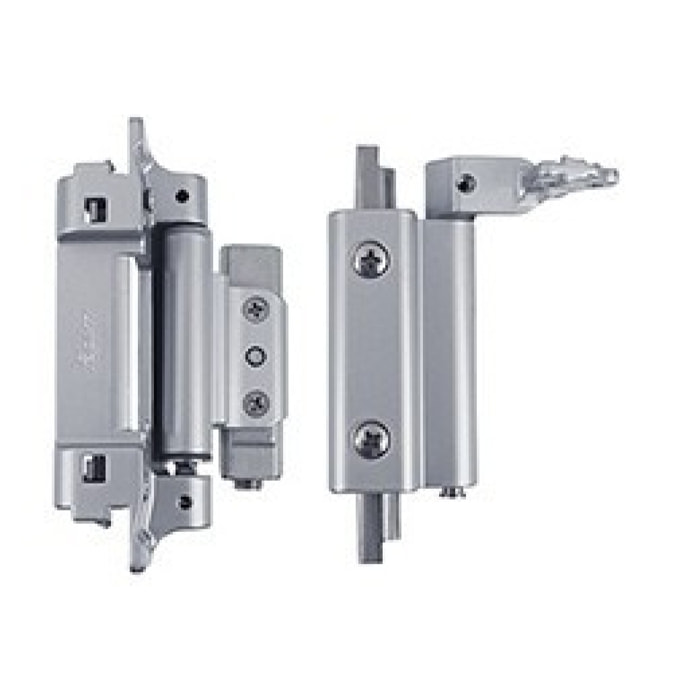 Paire de paumelles épaisseur 3,5 mm FAPIM Gris G6 - 1405I