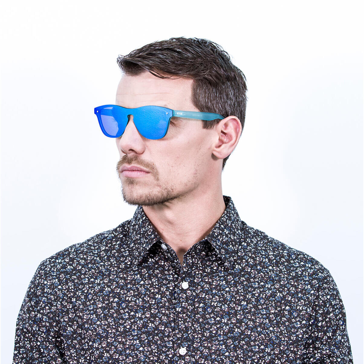 Gafas de sol OCEAN SOCOA - Transparente azul cielo mate / Plana revo azul cielo