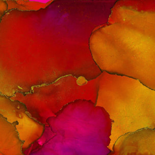 Tableau fragments orangés Tableau plexiglas