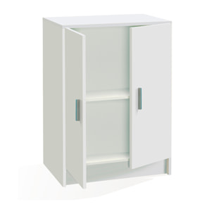 Armario Zapatero 38x45x33 Cm Blanco Brillo