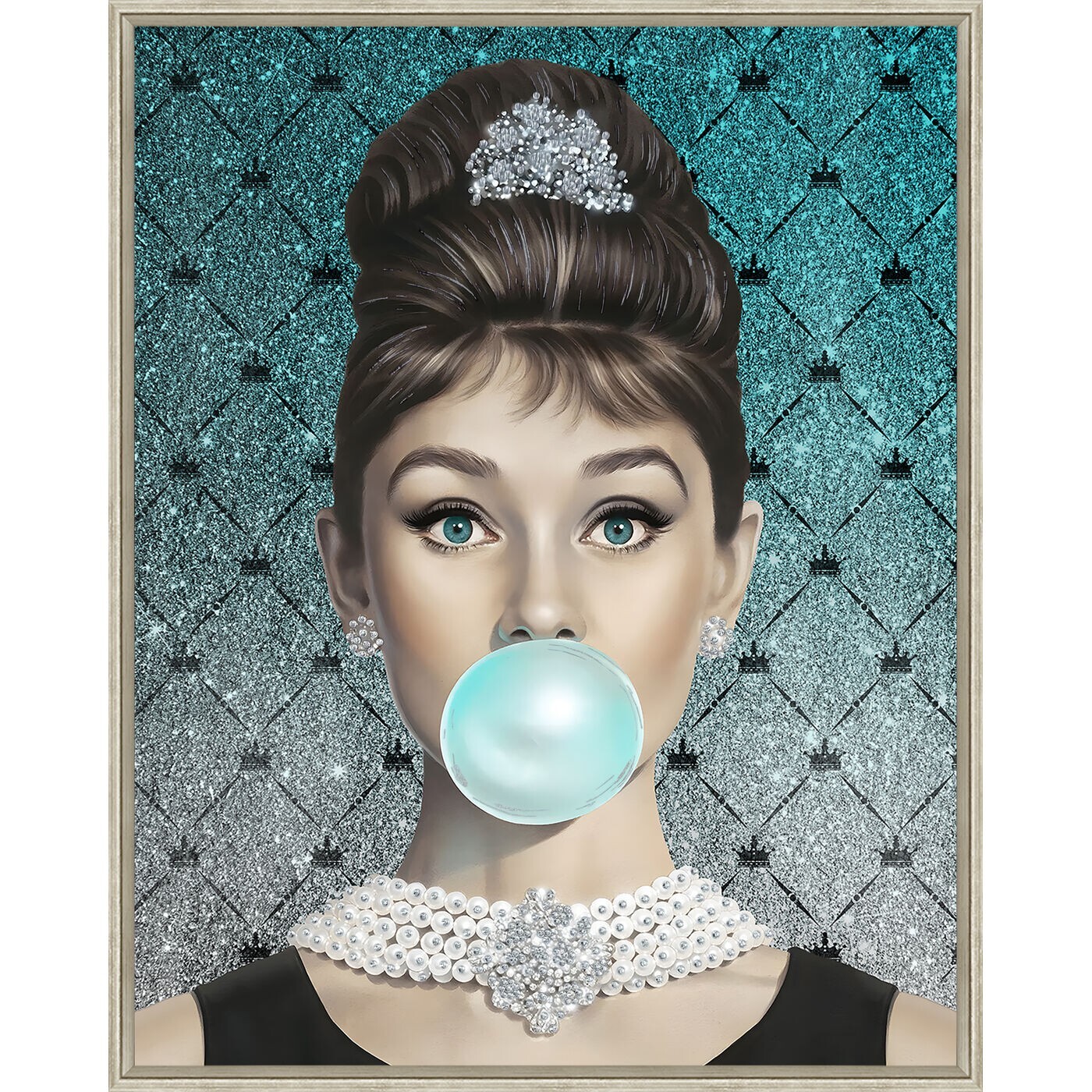 Tableau Frame diva chewing-gum 80x120cm Kare Design