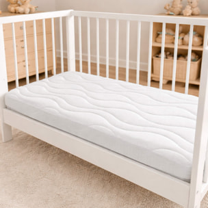 Colchón de Cuna/Maxicuna - 12 cm de altura - Ergonómico y Transpirable - Firmeza Media - Dreams