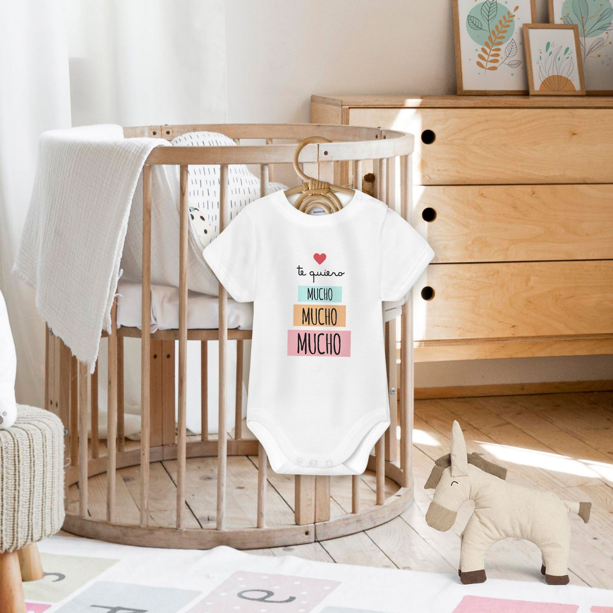 Body bebé personalizado frases algodón