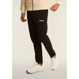 Tuta uomo in cotone Interlock con cappuccio e zip