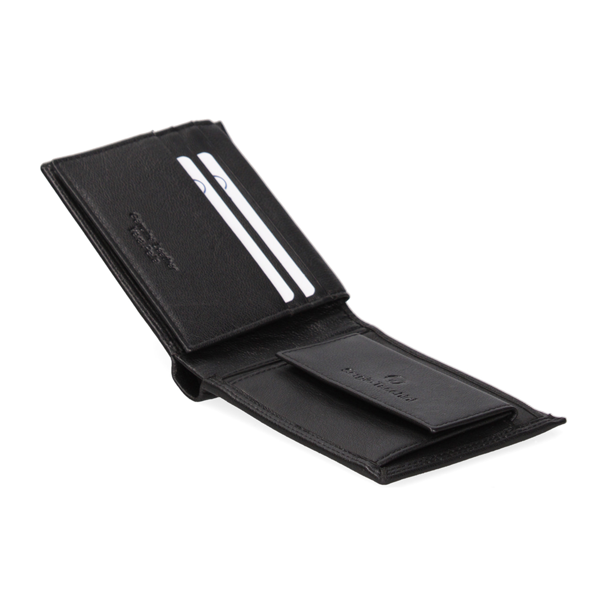 Portafoglio  da uomo In Vera pelle Made in Italy 12x9,5x2 cm