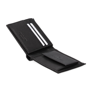 Portafoglio  da uomo In Vera pelle Made in Italy 12x9,5x2 cm