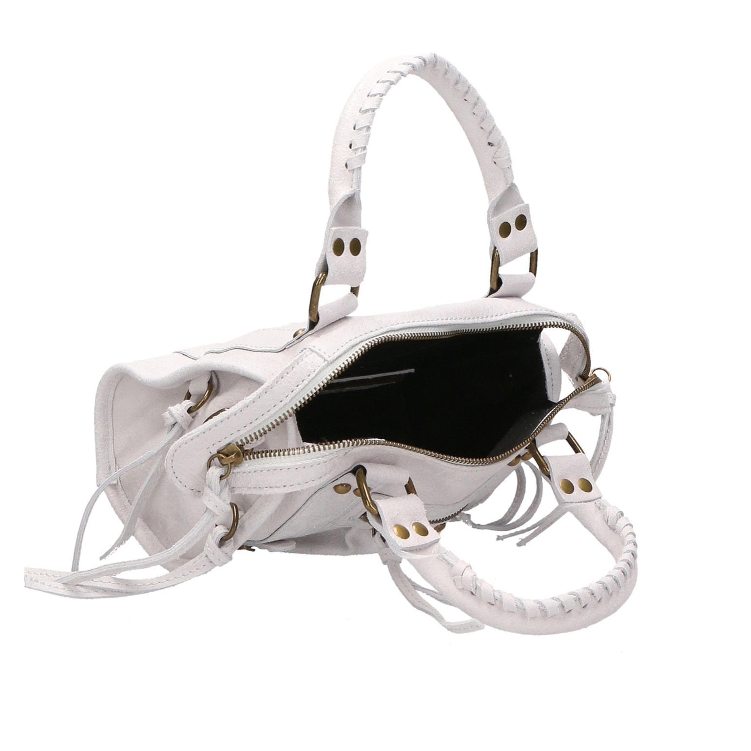 Borsa a spalla da donna - Modello Erisia - Vera pelle - 25.0 x 15.0 x 10.0 cm