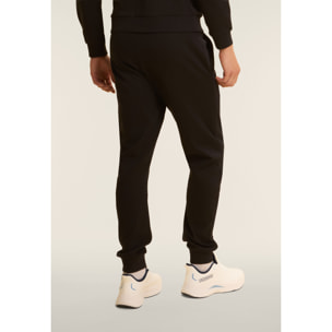 Tuta uomo zip e collo alto in cotone Interlock