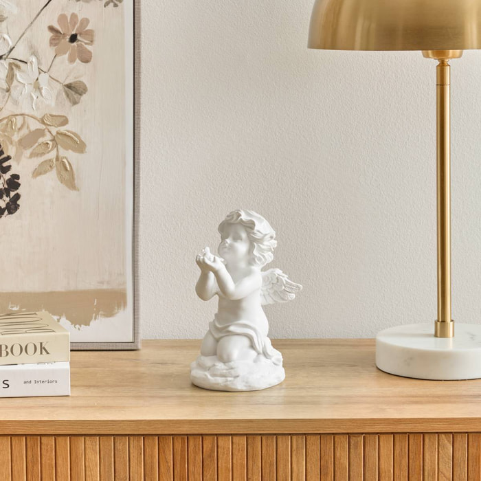 Ange déco H.19cm blanc