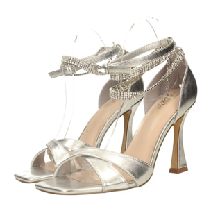 Sandali Donna Tata Italia Argentato