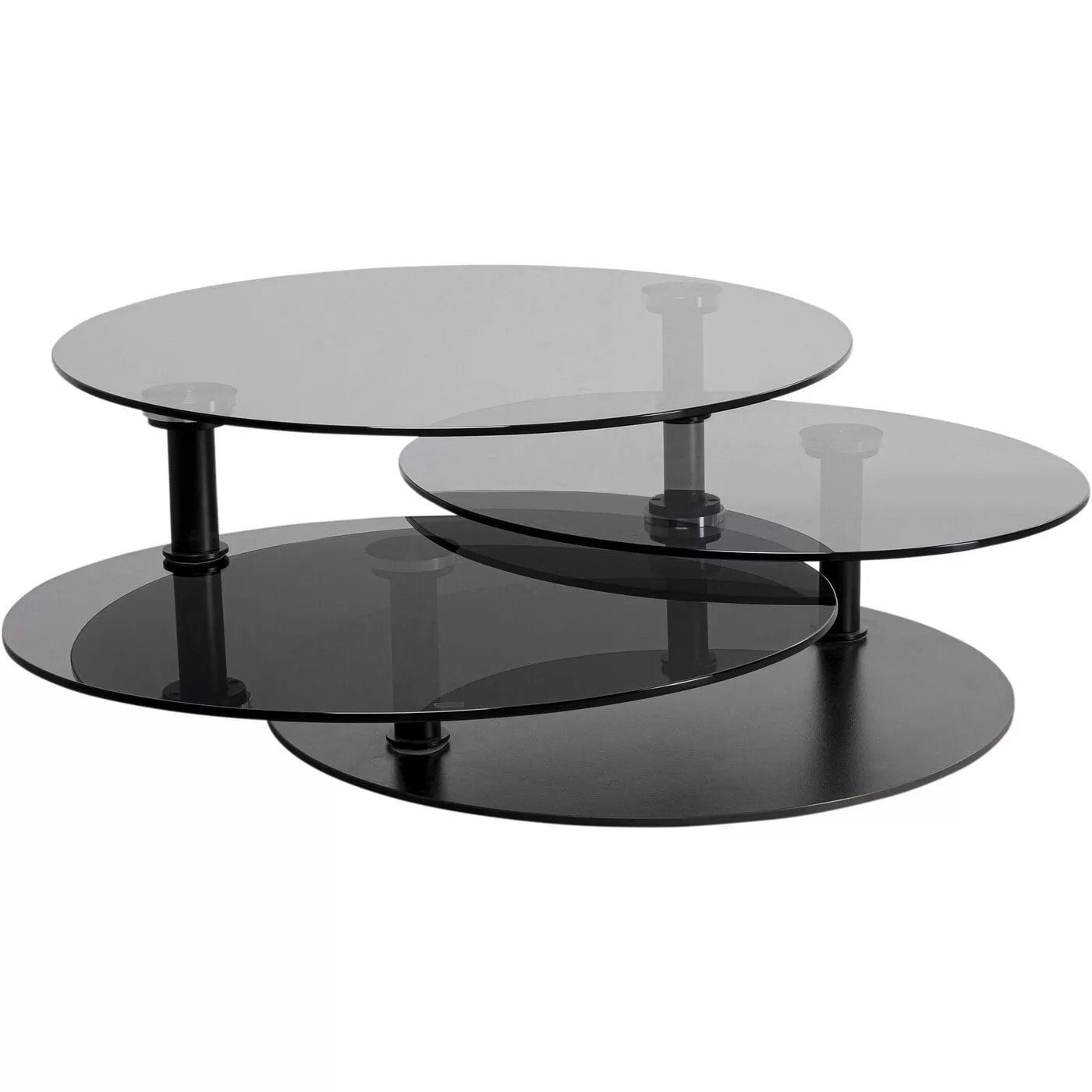 Table basse Twist noire 90cm Kare Design