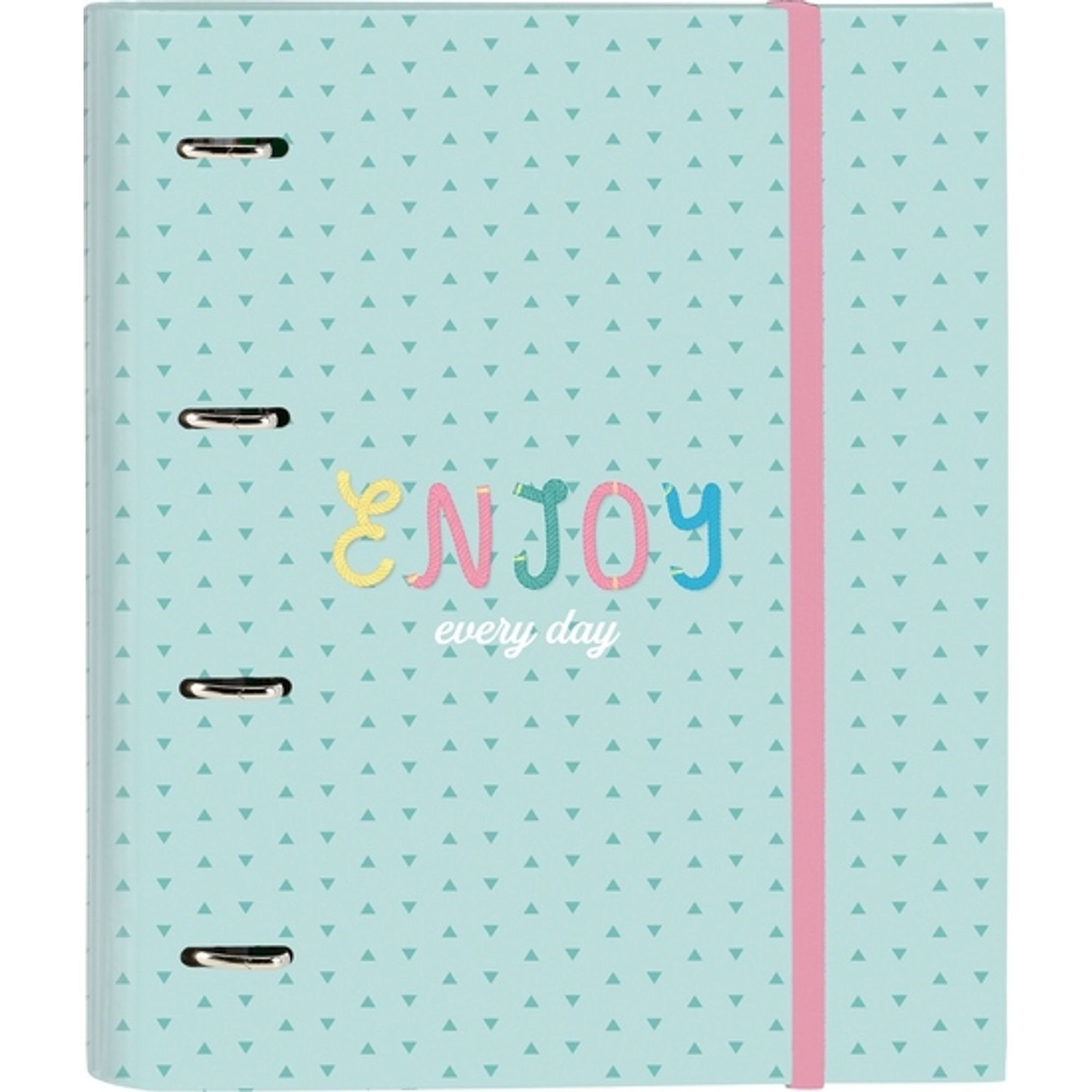 Carpeta 4 anillas 35mm c/recambio blackfit8 "enjoy"