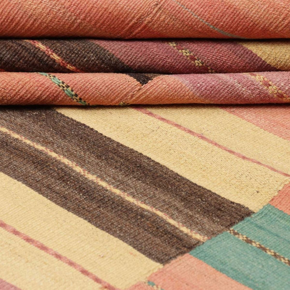 Authentique Tapis d'Orient kilim fait main en laine A 7