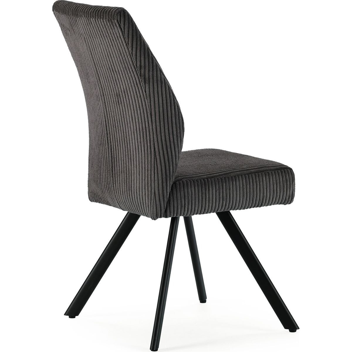 Lot de 2 chaises en velours côtelé - LAGOM