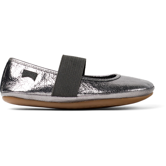 Bailarinas - CAMPER Right - Gris - Cuero liso